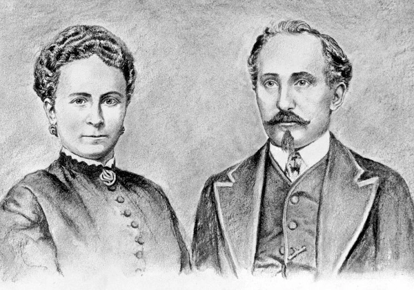 Adam ja Sophie Opel 1868