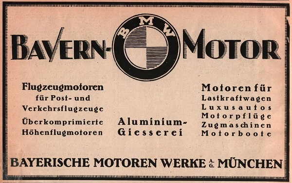 1918 BMW -juliste.