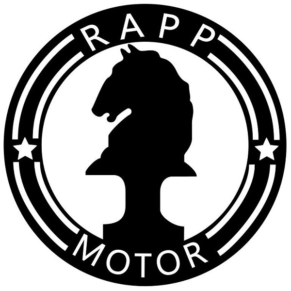 Rapp-moottorin laitoksen logo
