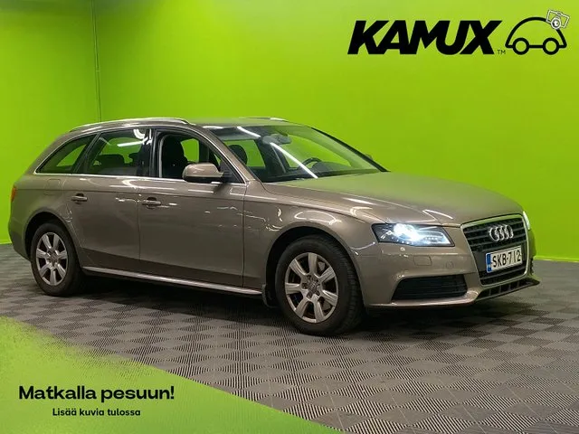 Audi A4 Avant 2,0 TDI / Juuri tullut / Jakohihna vaihdettu / Lohkolämmitin & sisäpistoke / Vakkari / Image 1