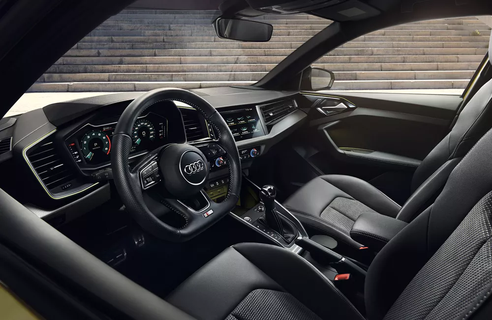 Audi A1:n sisustus