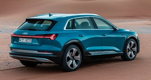 Audi e-tronin ulkoasu